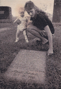 Kim Visiting Moms Grave